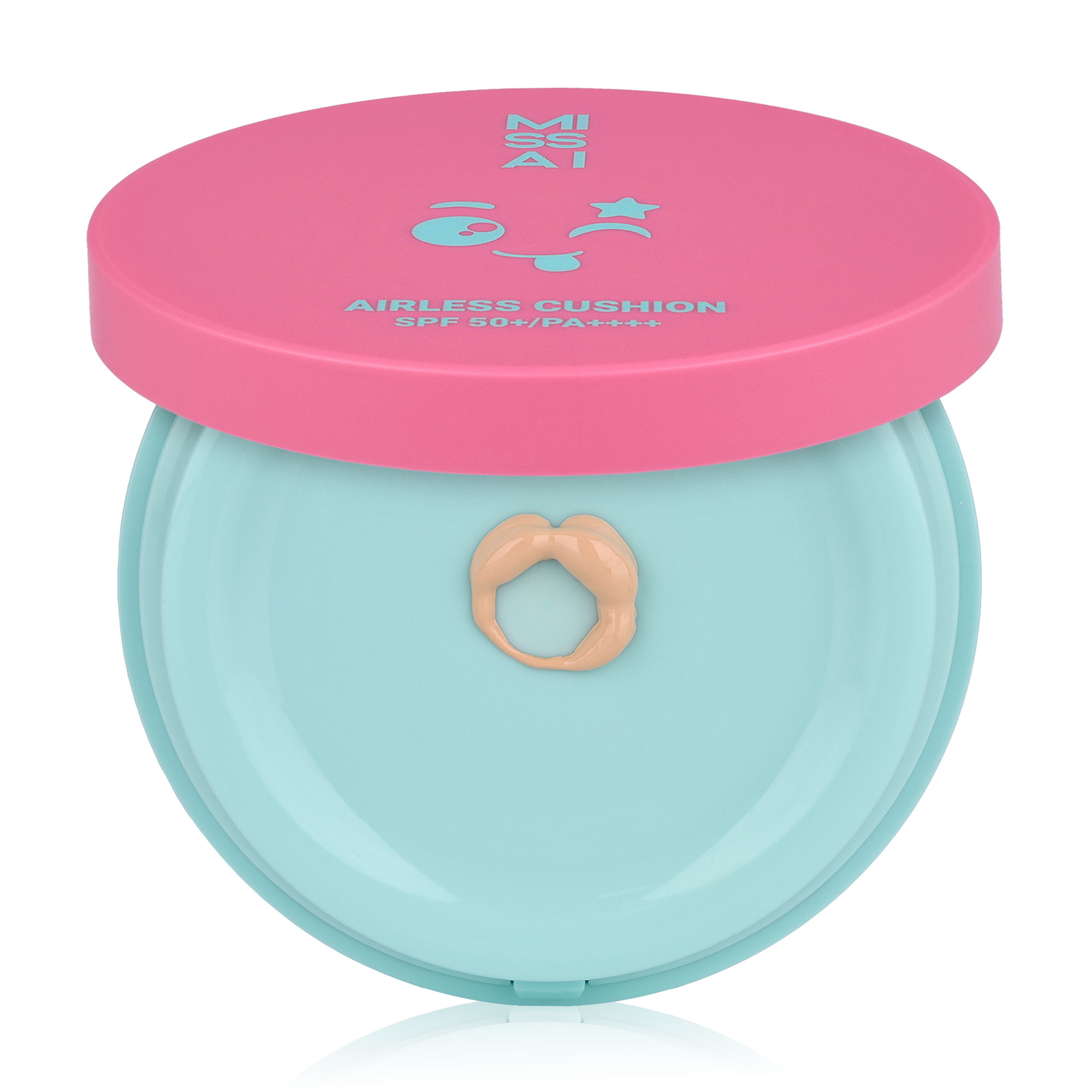 Тональний кушон для обличчя Missai Airless Cushion SPF 50+/PA++++ тон 1, 13 г